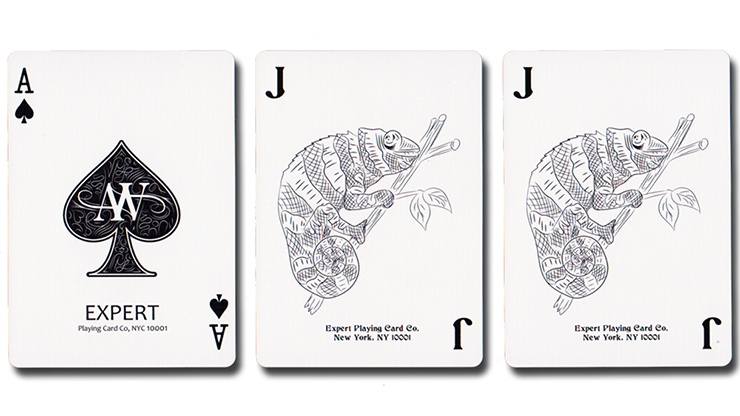 Chameleon Playing Cards Blue - by Expert Playing Cards
