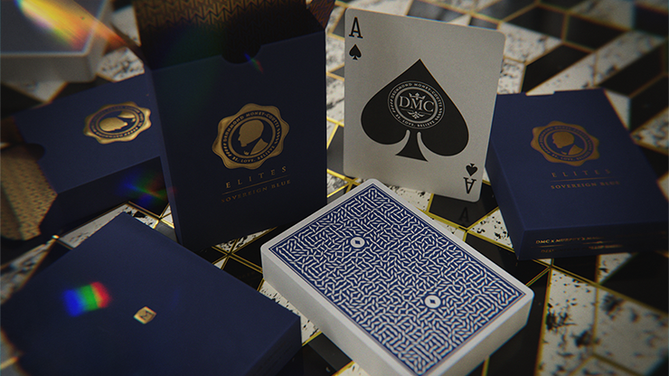 DMC ELITES: V4 - Sovereign Blue Playing Cards